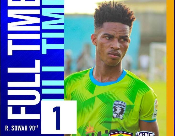 GPLonHappyFM: Watch highlights as Hearts of Oak lose to Bechem United