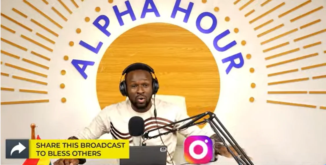 Kwadwo Sheldon takes on netizens for criticizing Alpha Hour