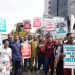 #NigeriaElection2023: Youths storm national collation centre, say poll is fraud