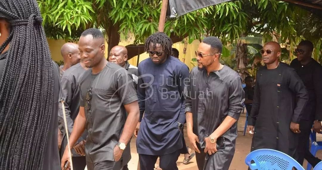 PHOTOs: Black Stars players visit Christian Atsu’s family