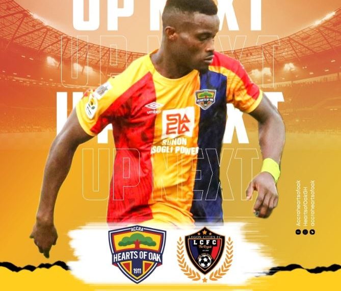 GPLonHappyFM: Match Preview – Hearts of Oak vs Legon Cities