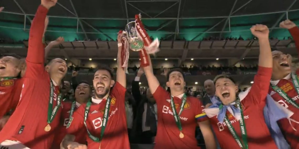 Man United beat Newcastle United to win first trophy in six years