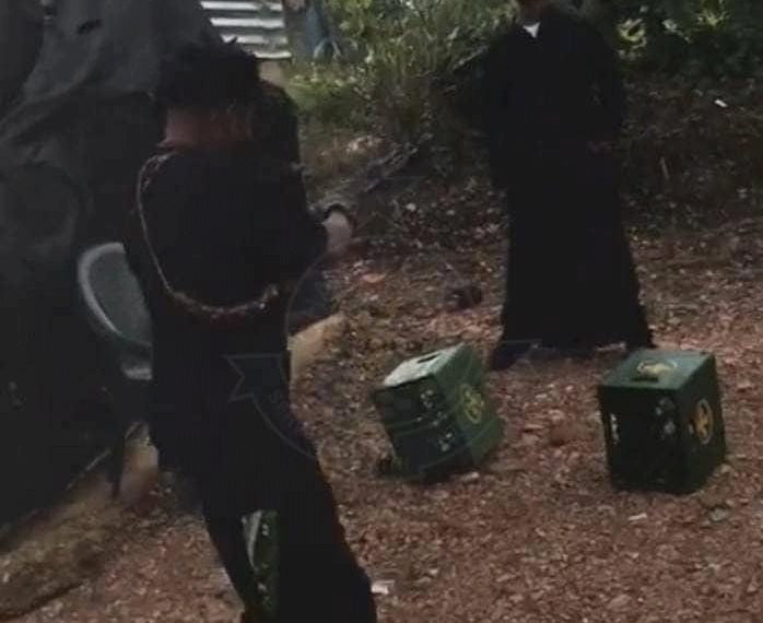 Police arrest three persons for brandishing weapons in viral video