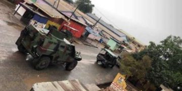 Video: Military brutalize civilians at Ashiaman over alleged murder of colleague