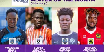 GPL: Nominees for NASCO Player of the Month Award for February
