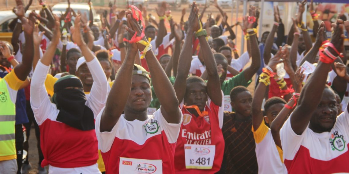 #GhanaAt66: 13th edition of Lakeside Marina & Happy Fm Family fun run in Pictures