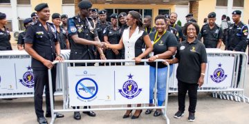Pernod Ricard Ghana donates barricades to Ghana Police Service