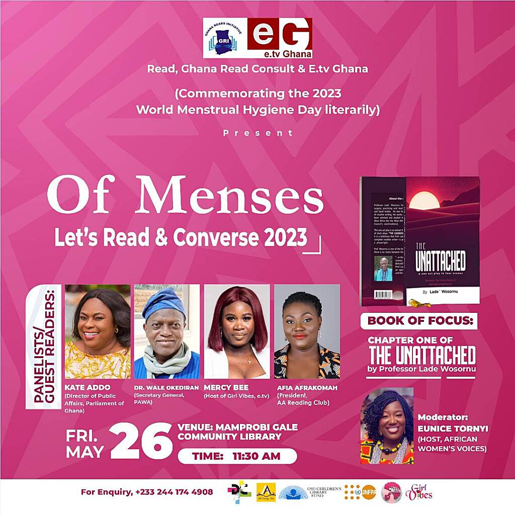 e.tv Ghana Commemorates Menstrual Hygiene Day with Read, Ghana Read Consult at the Mamprobi Gale Community Library