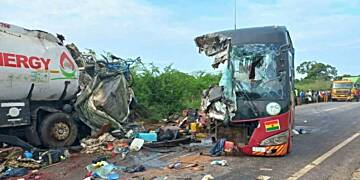 16 crashed to death on Accra-Cape Coast highway