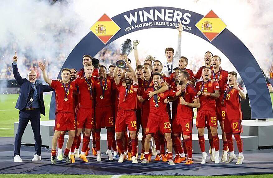 Spain beat Croatia on penalties to win Nations League