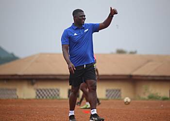 Samuel Boadu spotted training Cornerstone players amid contract dispute