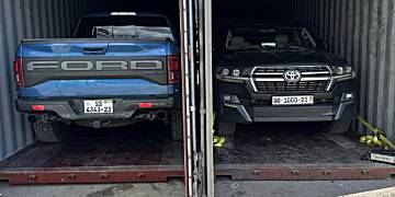 Accra to London by road - Cars used for expedition shipped to Ghana