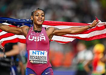 2023 Budapest : Sha’Carri Richardson wins gold in 100m contest