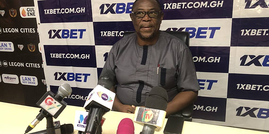 Legon Cities officially unveil Paa Kwesi Fabin as new head coach