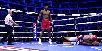 Joshua knocks out Helenius in seventh round