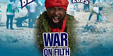 Fale Fale Beach Clean Up 2023: Gasmilla declares "War on Filth" for a cleaner coastline