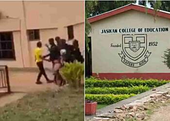 Jasikan students protest over poor meals served at dinning hall