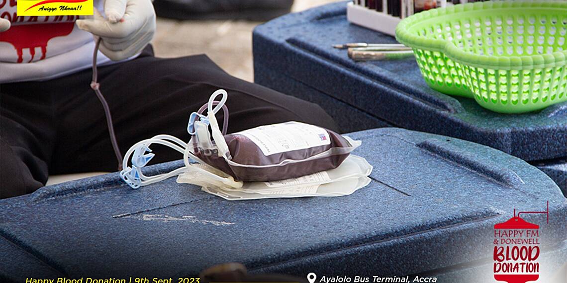 Hundreds partake in Happy FM/Donewell Insurance Blood Donation drive