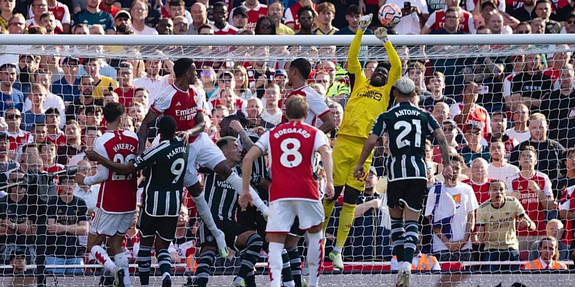 EPL: Arsenal score twice in injury time to beat Manchester United at the Emirates