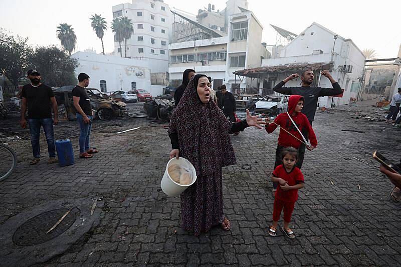 Gaza hospital blast kills hundreds, wrecking Biden’s summit with Arabs