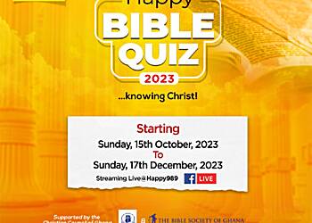 Happy98.9FM's ‘Happy Bible Quiz’ 2023 competition begins