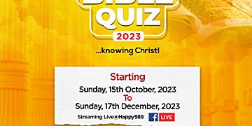 Happy98.9FM's ‘Happy Bible Quiz’ 2023 competition begins