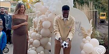 Video: Thomas Partey and girlfriend reveal the gender of their baby