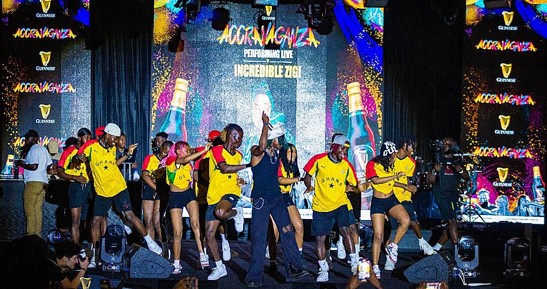 Incredible Zigi and Afro Zig Dance Crew ignite the crowd at Guinness Accravaganza 2023