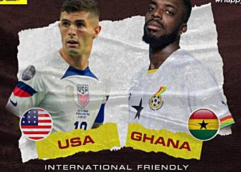 Ghana Coach Chris Hughton anticipates tough challenge against USA in friendly encounter