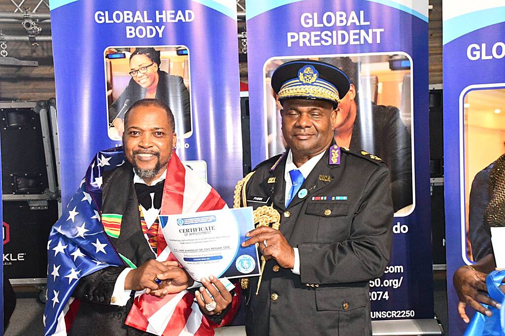 H.E. DR. CNN-Mensah appointed Country Head, USA of the International Youth Network for the UN Security Council Resolution 2250