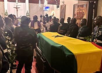 State funeral for late Theresa Kufuor underway