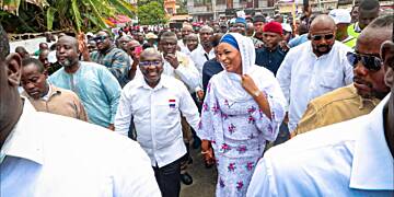 NPP Decides: Scenes as Bawumia makes way to party headquarters to vote