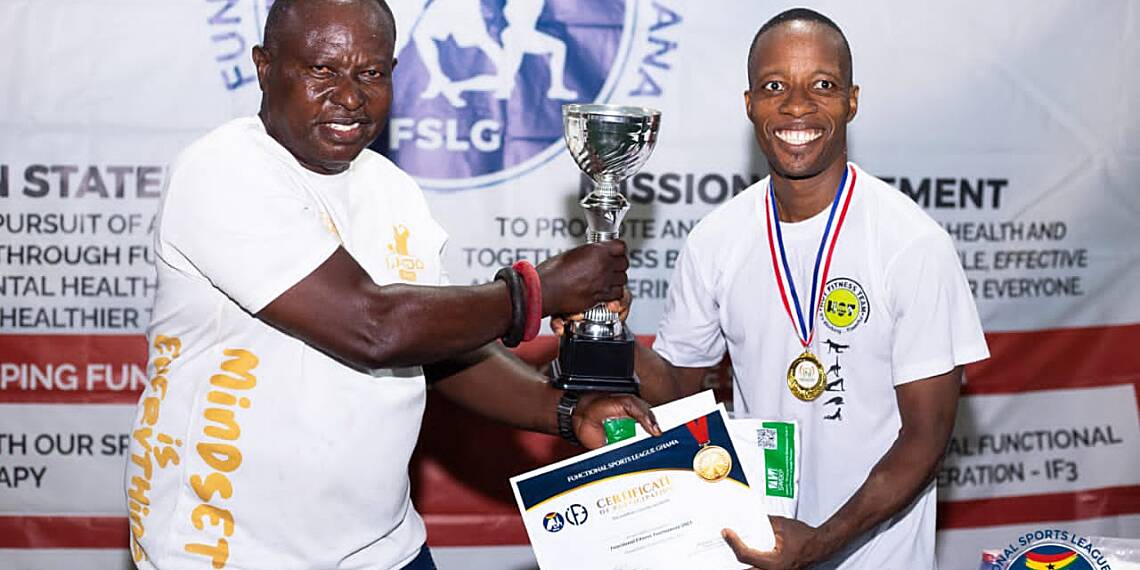 Charles Adama and Rebecca Boafoa dominate the first-ever Functional Fitness Extravaganza, claiming the top spots