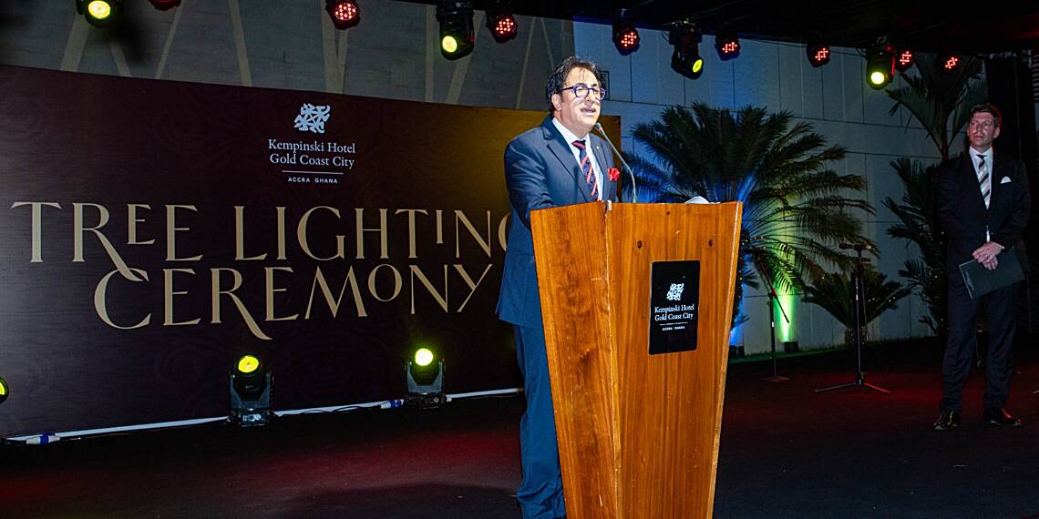 Kempinski Hotel Gold Coast City Accra kicks off holidays with Tree Lighting Tradition