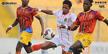 Hearts of Oak vs Asante Kotoko: Mukwala brace propels the Porcupine Warriors to victory