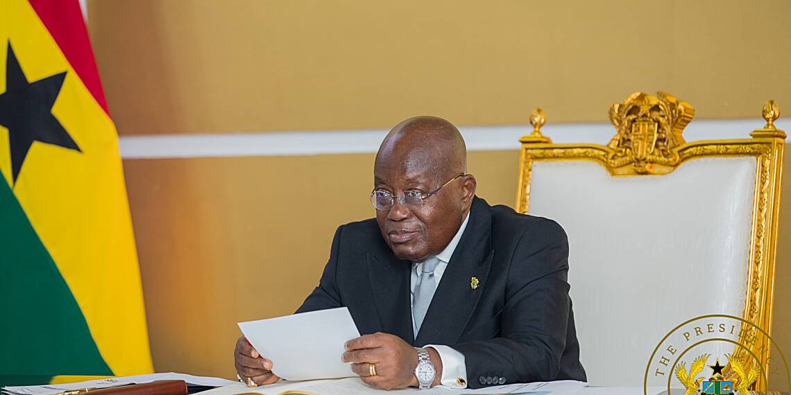 President Akufo-Addo rejects criminal offences amendment bills due to fiscal impact and constitutional non-conformity
