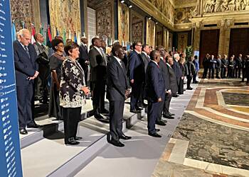African presidents arrive in Rome for Italy summit