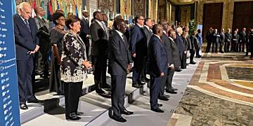 African presidents arrive in Rome for Italy summit