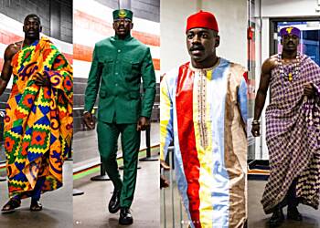 Watch: NFL players of African descent heighten African apparel craze