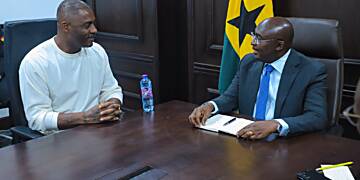 Bawumia and Idris Elba