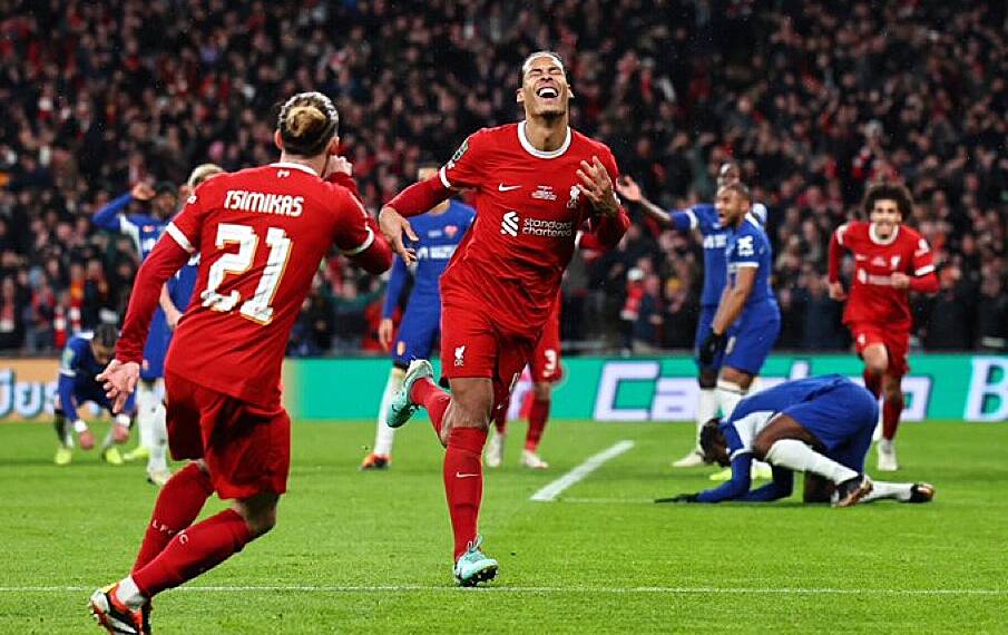 Chelsea set an unfortunate record in English football following EFL final defeat to Liverpool