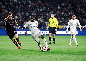 Joseph Painstil makes LA Galaxy debut as Messi rescues point for Inter Miami with late equalizer