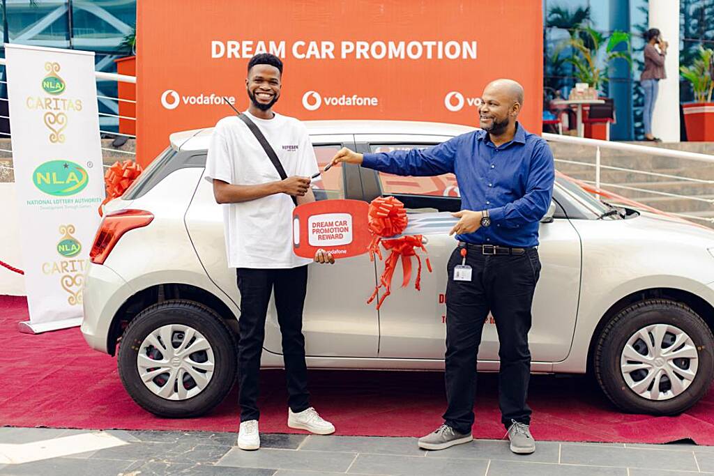 Vodafone Ghana wraps up tenth cycle of dream car promo