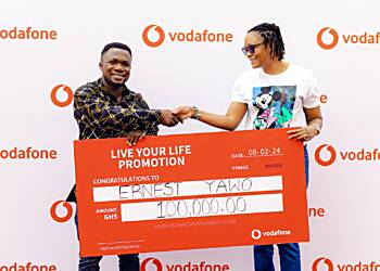 Two lucky winners emerge in Vodafone Ghana's "Live Your Life" Promo