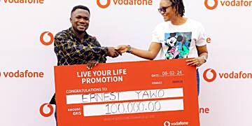 Two lucky winners emerge in Vodafone Ghana's "Live Your Life" Promo