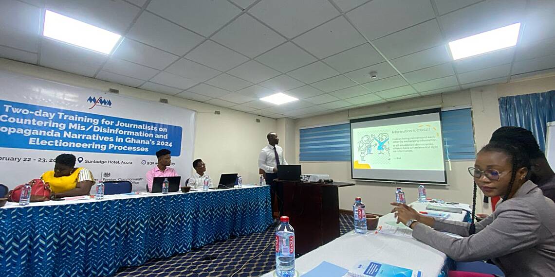 MfWA trains journalists on 'countering mis/disinformation and propaganda narratives' ahead of 2024 Elections