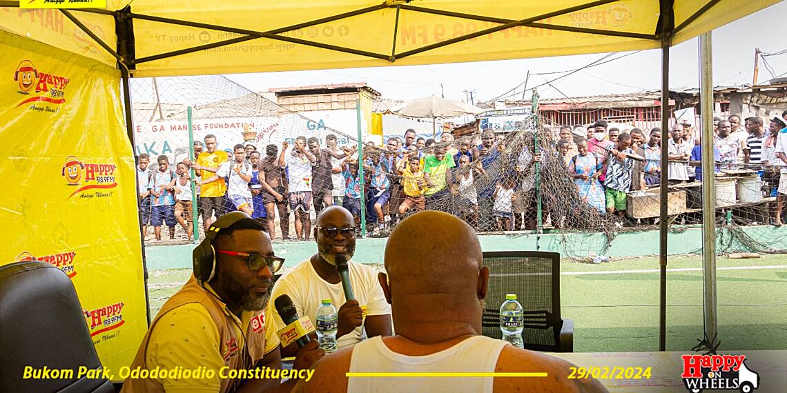 Happy On Wheels: Massive turn-out at Bukom Park as Happy On Wheels begins constituency tour ahead of 2024 polls