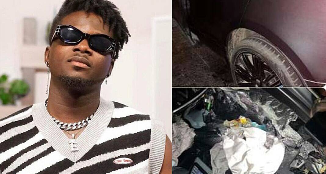 Kuami Eugene sustains injuries following collision with tipper truck on N1 highway