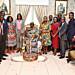 Okyenhene, Osagyefo Amoatia Ofori Panin II with the Telecel Ghana delegation