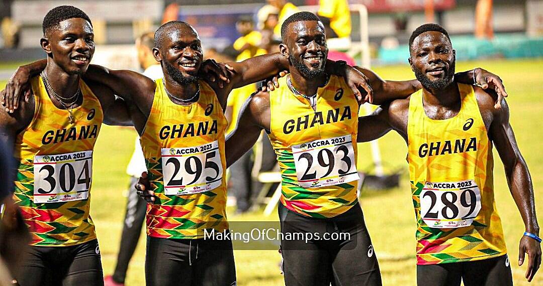 Ghana's 4x100 Relay Team